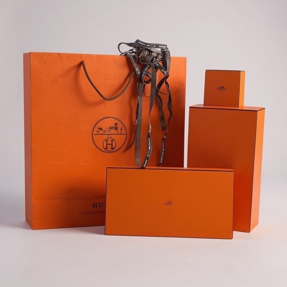 Hermes Handbags - Hermès Orange Gift Set boxes empty bundle with large gift bag